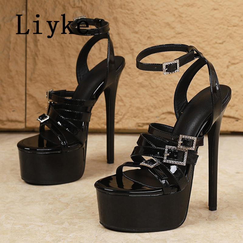 Women'S Fashion Show - Liyke Modenschau Super High Heels Stiletto