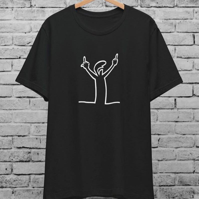 Women'S Fashion From The 80S - Angry La Linea Unisex T-Shirt für