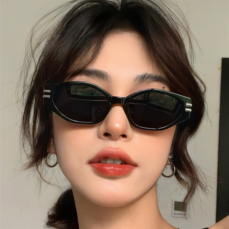 Women'S Fashion Eyeglasses - Neue kleine Y2K Cat-Eye-Sonnenbrille für Damen,