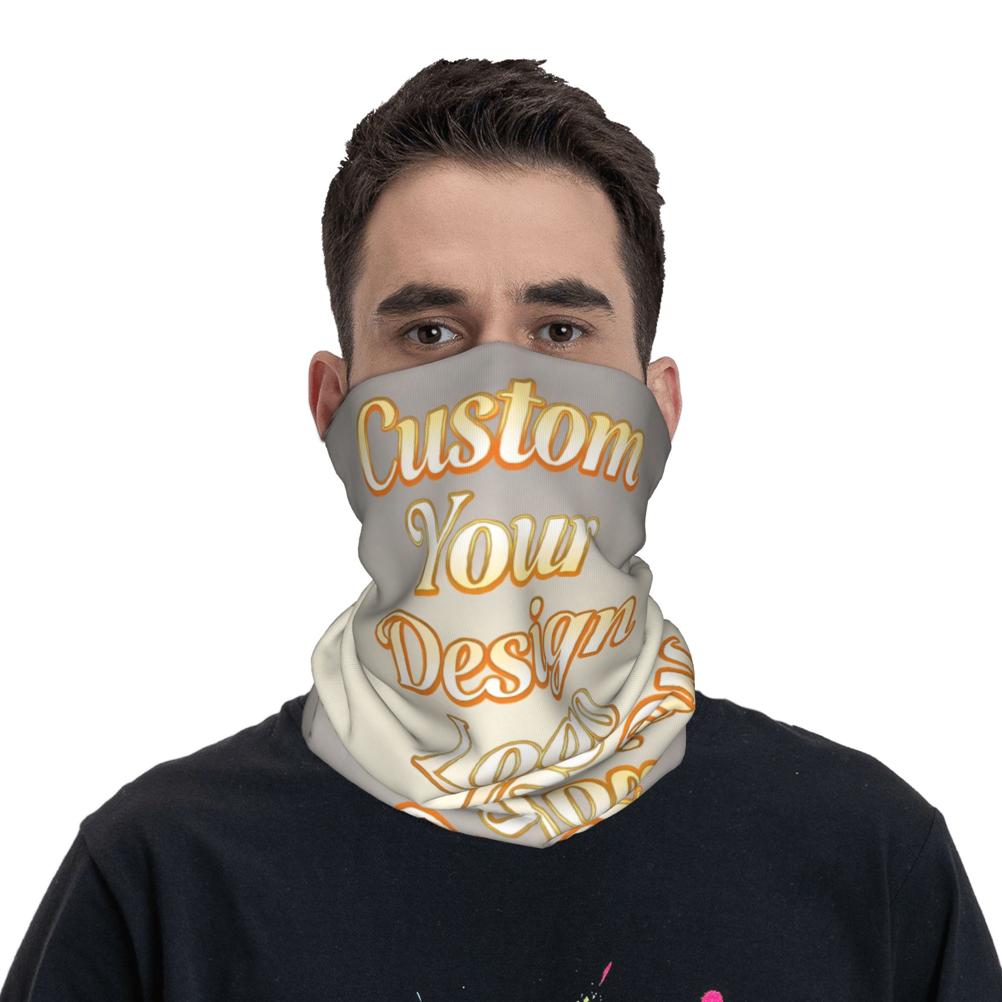 Women Fashion Names - Personalisierter Foto-Namens-Bandana-Halswärmer für Ski und Laufen,