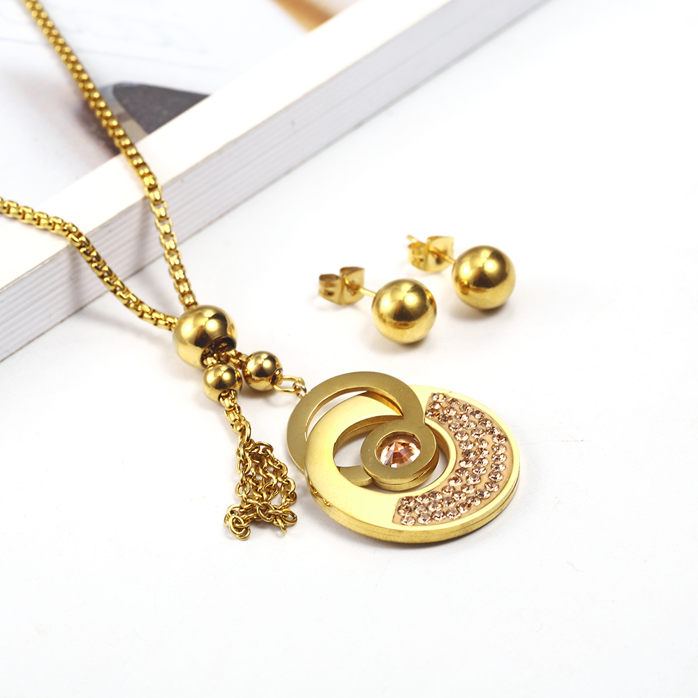 Women'S Fashion Vogue - OUFEI Edelstahl Schmuck Kristall Frau Vogue