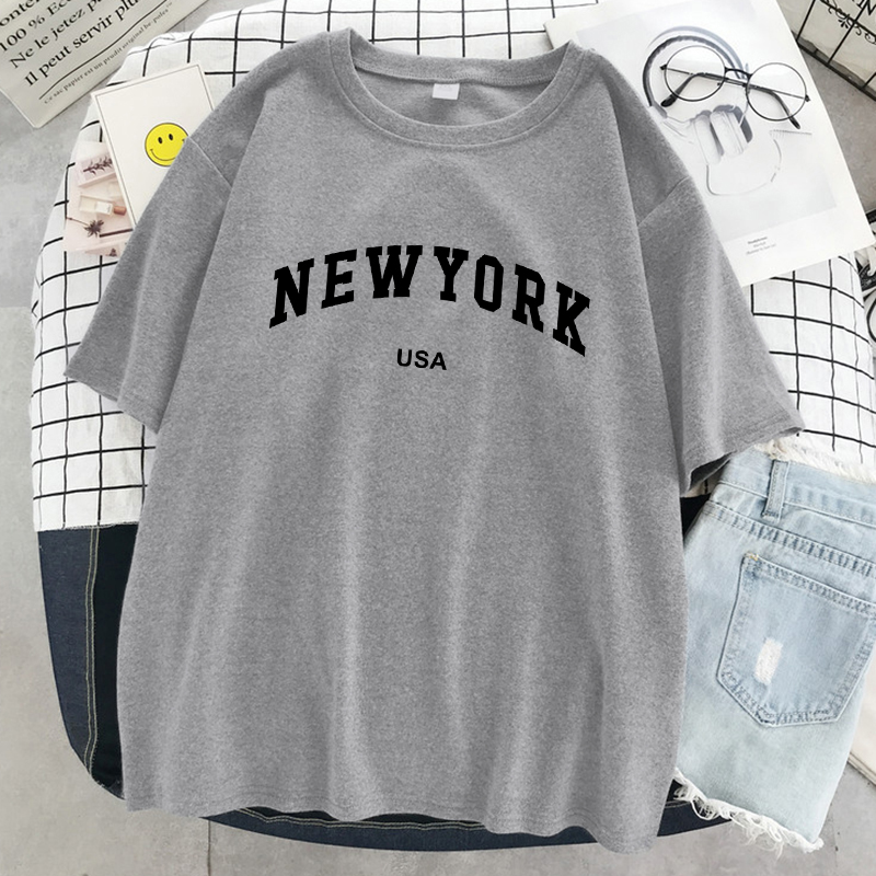 Women Fashion Usa - New York Usa Stadt Brief Grafik