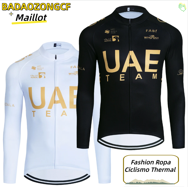Women Fashion Uae - 2024 Gold UAE Winter-Radfahrjacken für Männer