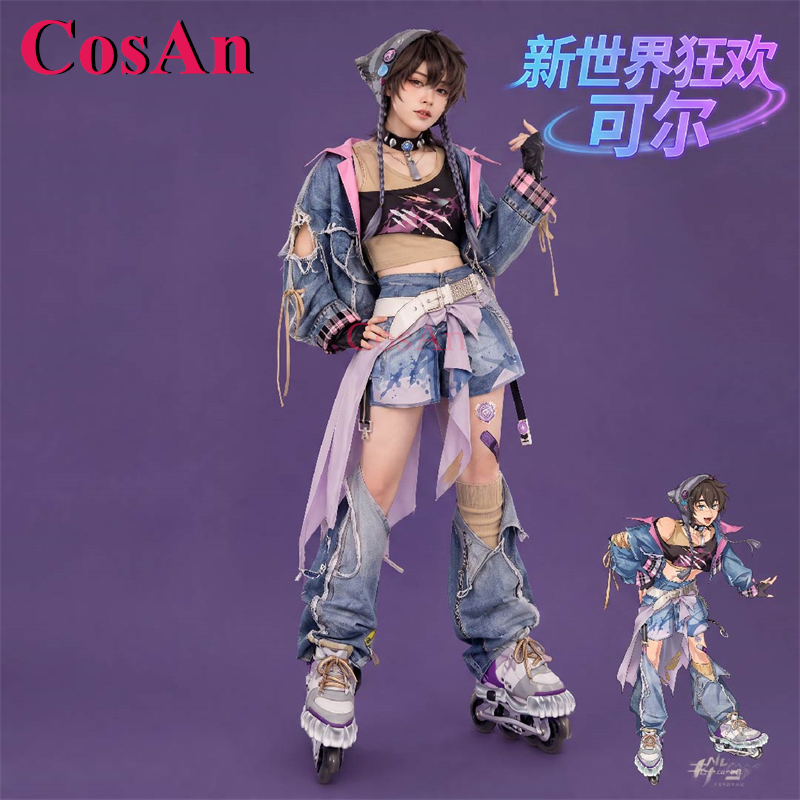 Women Fashion Jackets - CosAn Game Nu: Carnival Garu Cosplay-Kostüme,