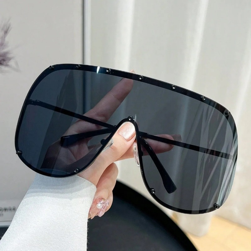 Women'S Fashion Eyeglasses - Neue integrierte, übergroße, ovale Sonnenbrille für