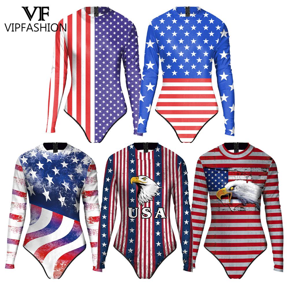 Women Fashion Usa - VIP MODE Unabhängigkeit Tag Ein Stück