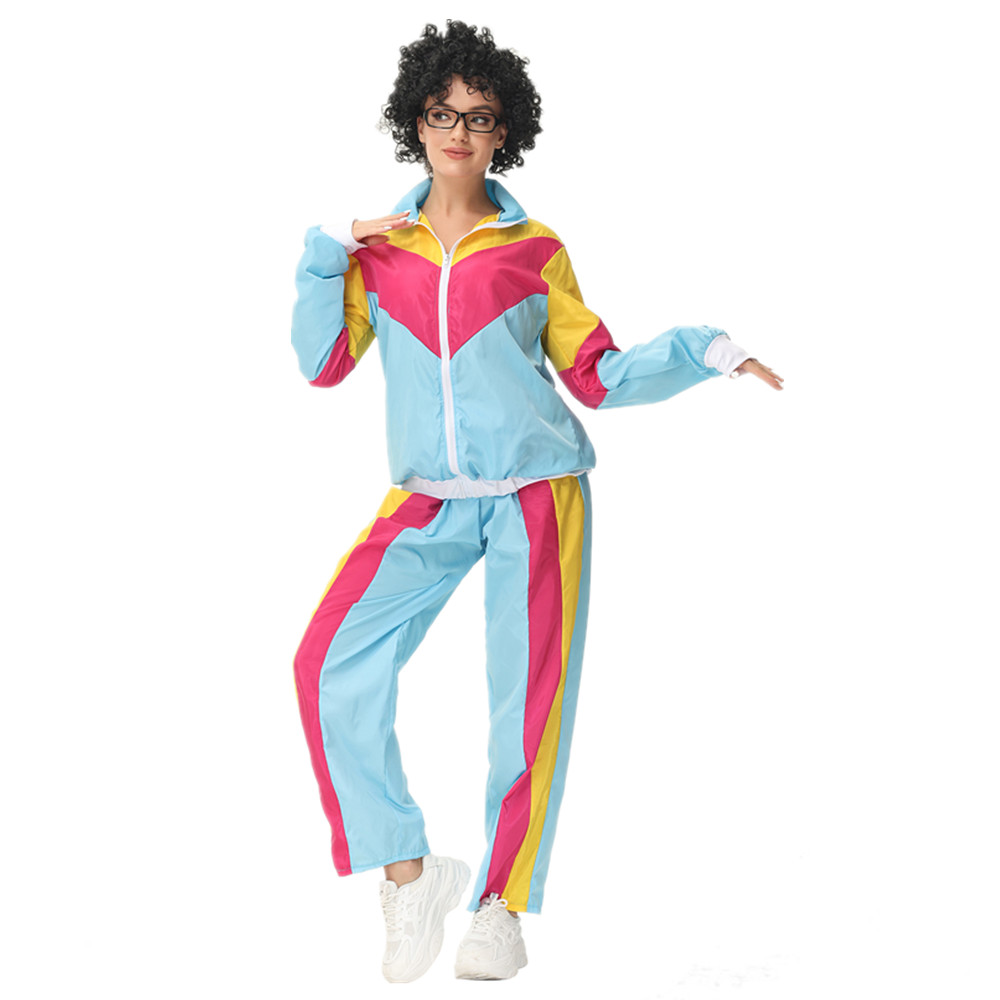 Women'S Fashion From The 80S - Frauen Karneval Party Halloween Retro 80er