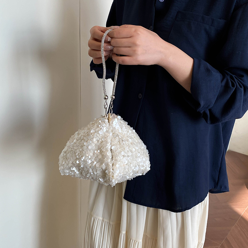 Women Fashion Usa - Amerikanische Damen-Abendhandtasche mit Pailletten, Lässige Modische