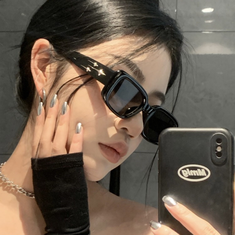 Women'S Fashion Eyeglasses - Retro Y2K-Stil Kleine Quadratische Sonnenbrille für