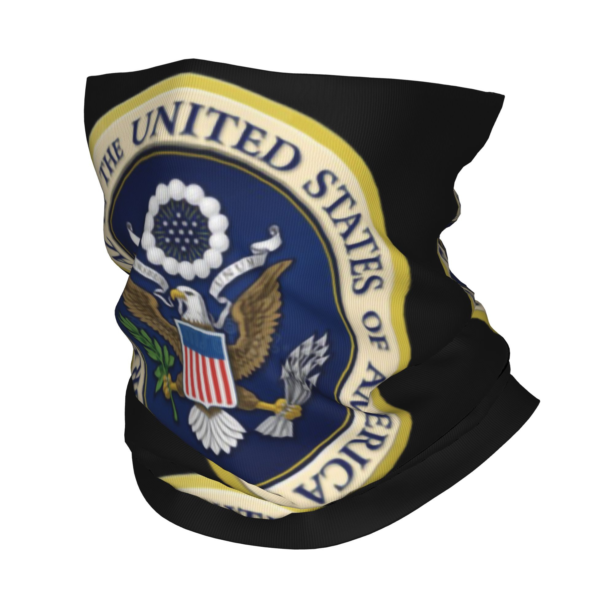 Women Fashion Usa - USA-Präsidenten-Siegel-Flaggen-Wappen-Bandana-Halstuch für Ski-Camping, Damen- und Herren-Wickelschal,