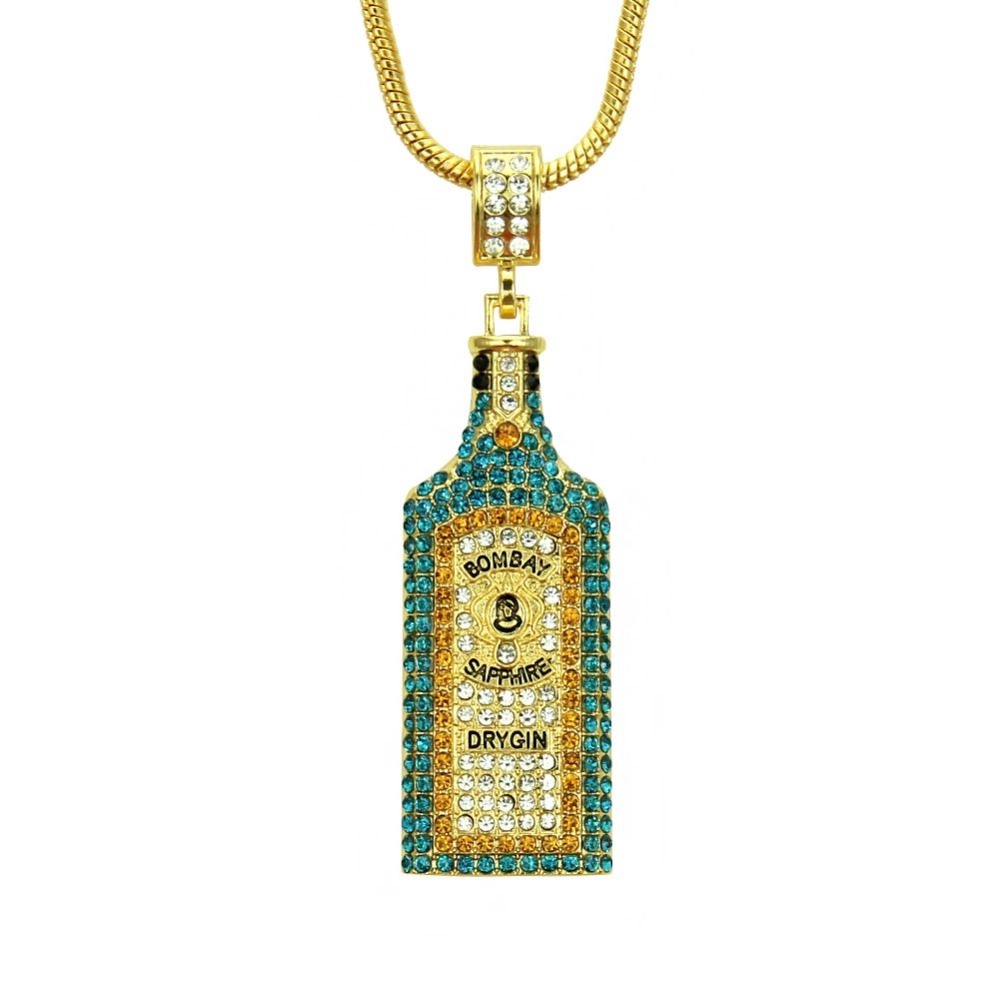 Große Wein flasche Halsketten  – Women'S Fashion Vogue Bewertung und Preis