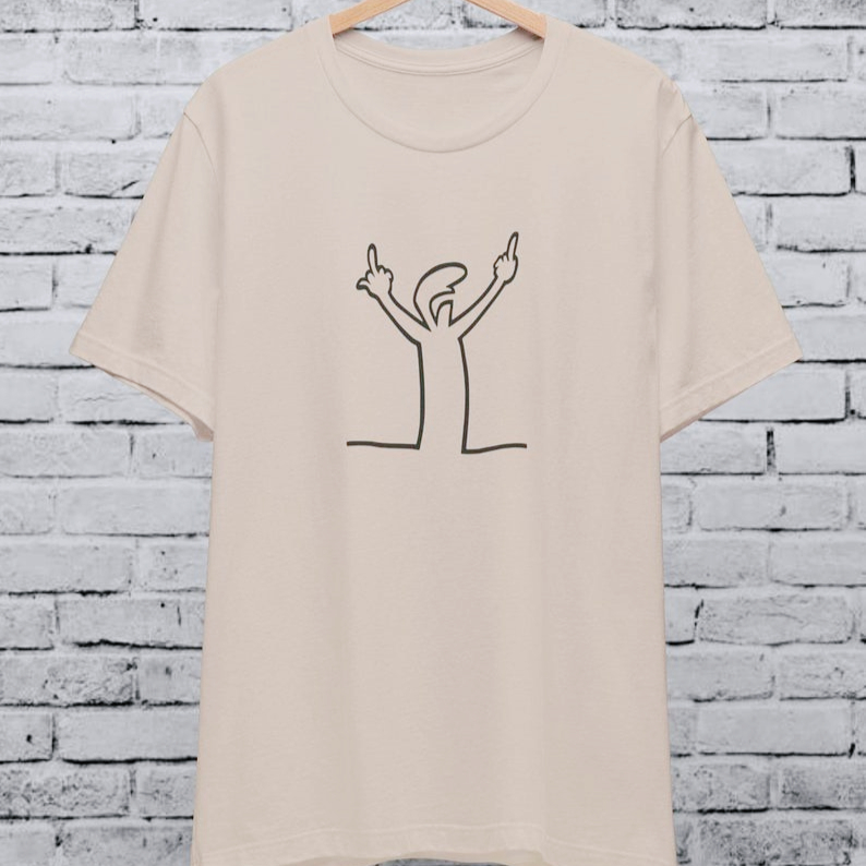 Angry La Linea Unisex T-Shirt  – Women'S Fashion From The 80S Bewertung und Preis