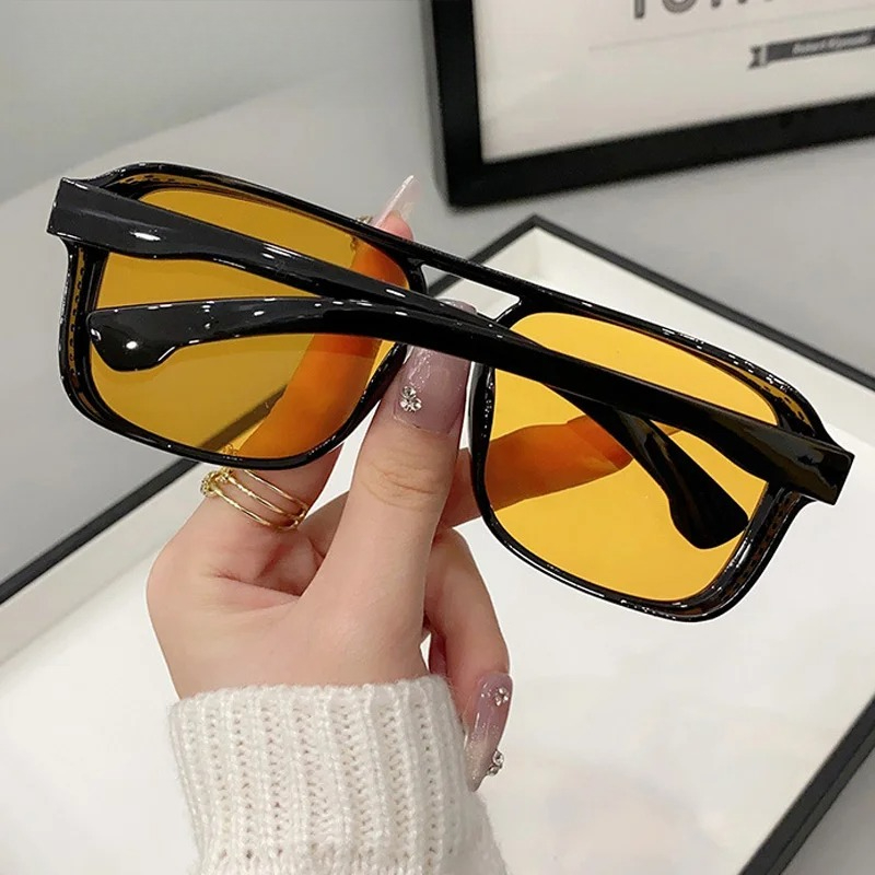 Quadratische Doppelbrücken-Son – Women'S Fashion Eyeglasses Bewertung und Preis