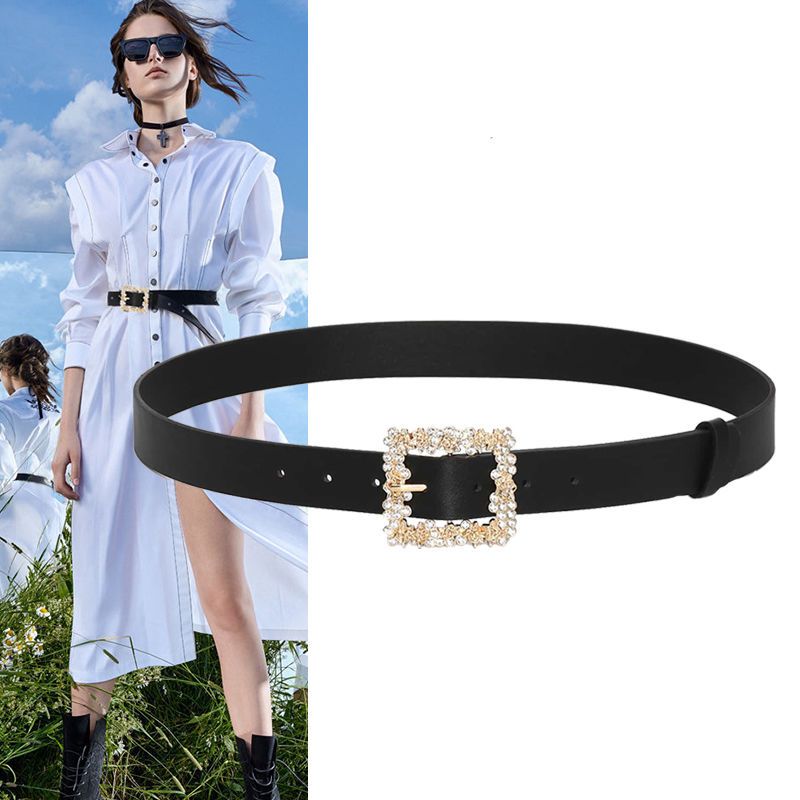 Gürtel mit Strass-Schnalle, we – Women'S Fashion Trends Fall 2025 Bewertung und Preis