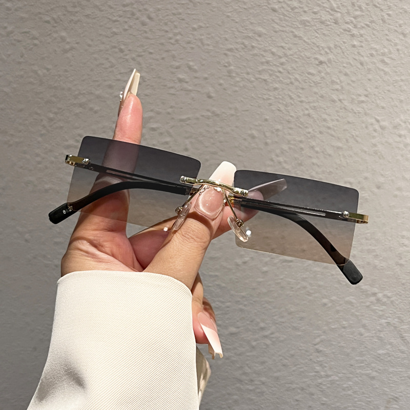 Modische randlose rechteckige  – Women'S Fashion Eyeglasses Bewertung und Preis