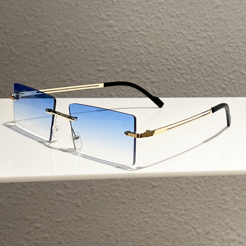Modische randlose rechteckige  – Women'S Fashion Eyeglasses Bewertung und Preis