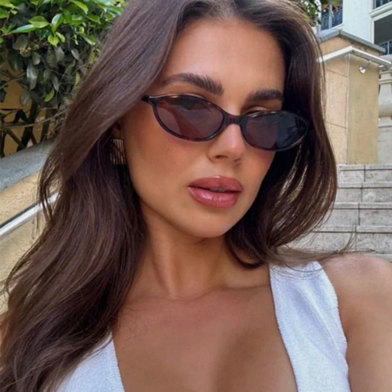 Retro-Sonnenbrille mit ovalem  – Women'S Fashion Eyeglasses Bewertung und Preis