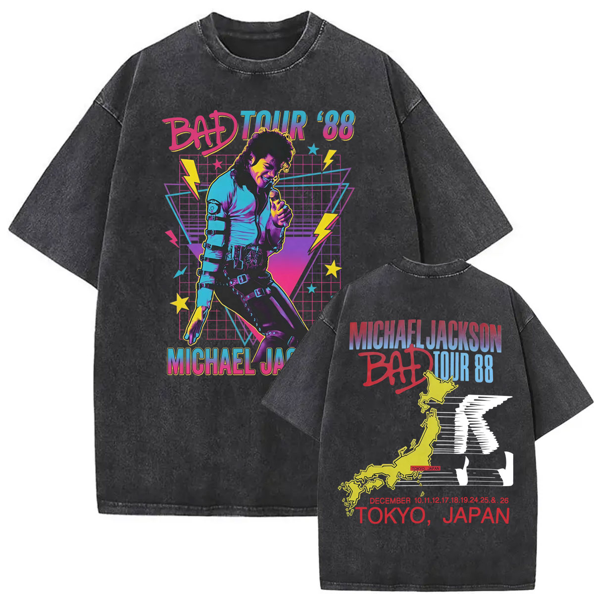 Vintage Washed King of Pop Bad – Women'S Fashion From The 80S Bewertung und Preis