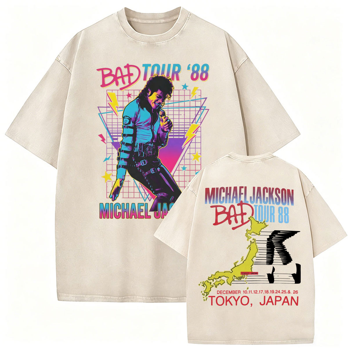 Vintage Washed King of Pop Bad – Women'S Fashion From The 80S Bewertung und Preis