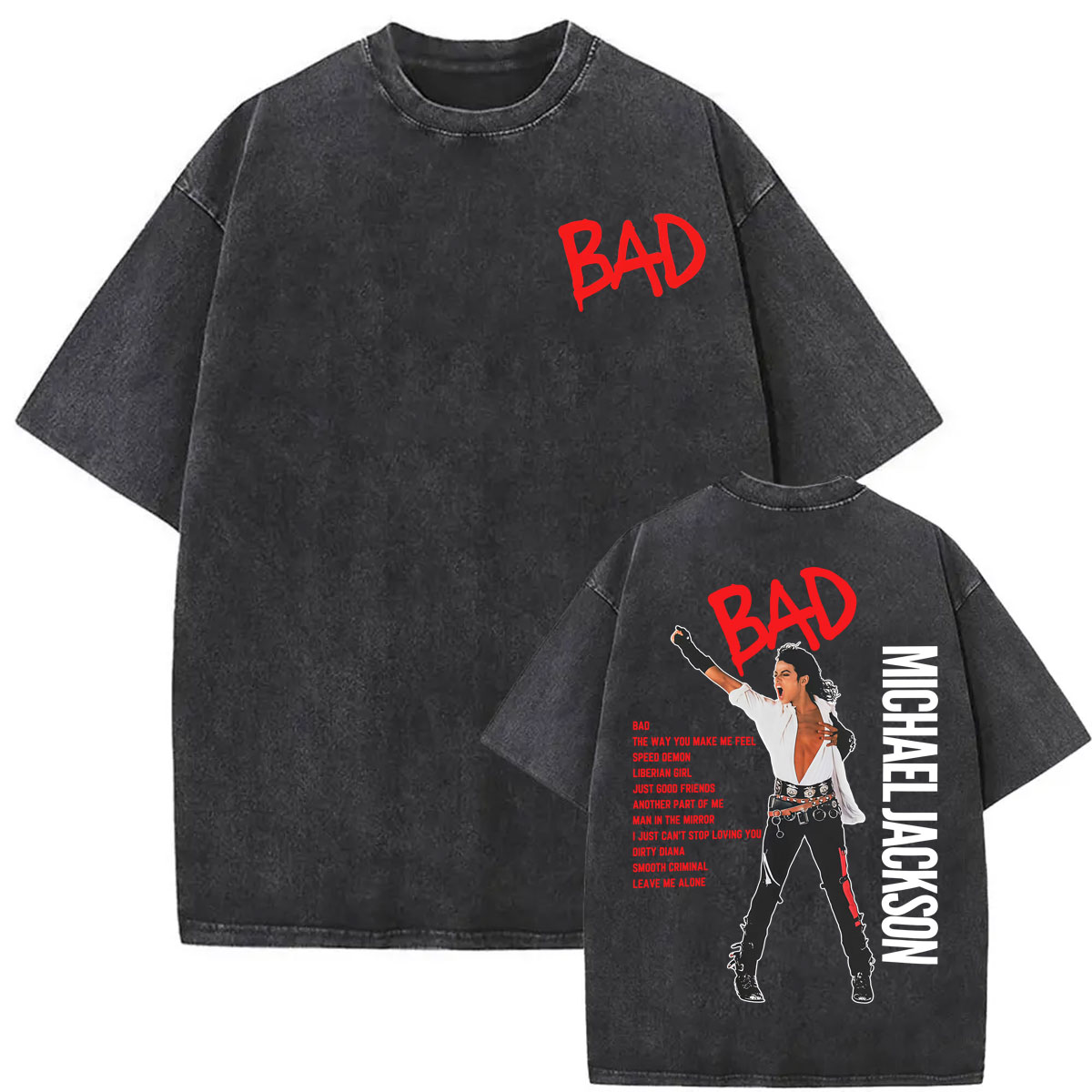 Vintage Washed King of Pop Bad – Women'S Fashion From The 80S Bewertung und Preis