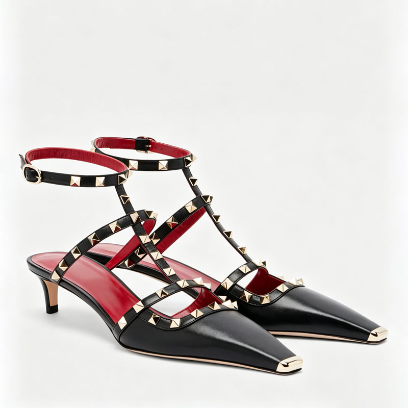 2026 Damen Nieten-Sandalen mit – Women'S Fashion Show Bewertung und Preis