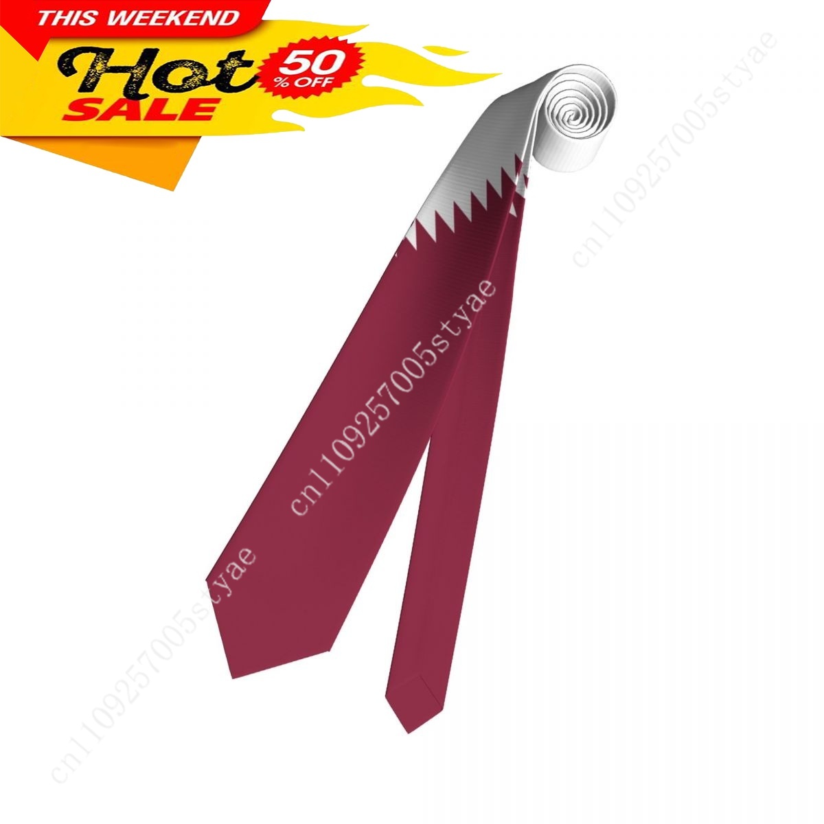 Katar-Flagge Krawatte Emblem-H – Women Fashion Qatar Bewertung und Preis