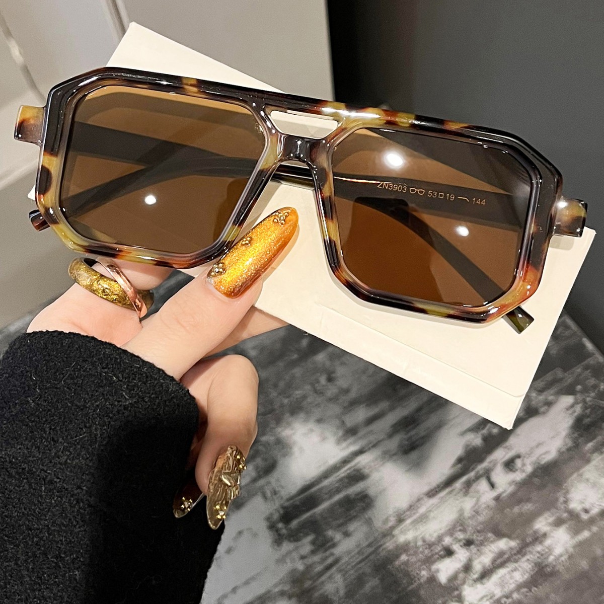 Neue Retro Quadratische Doppel – Women'S Fashion Eyeglasses Bewertung und Preis