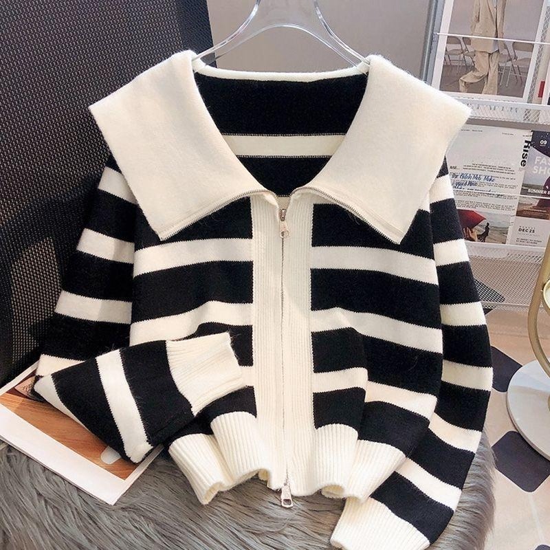 Gestreifte Strickjacke für Fra – Women'S Fashion Trends Fall 2025 Bewertung und Preis