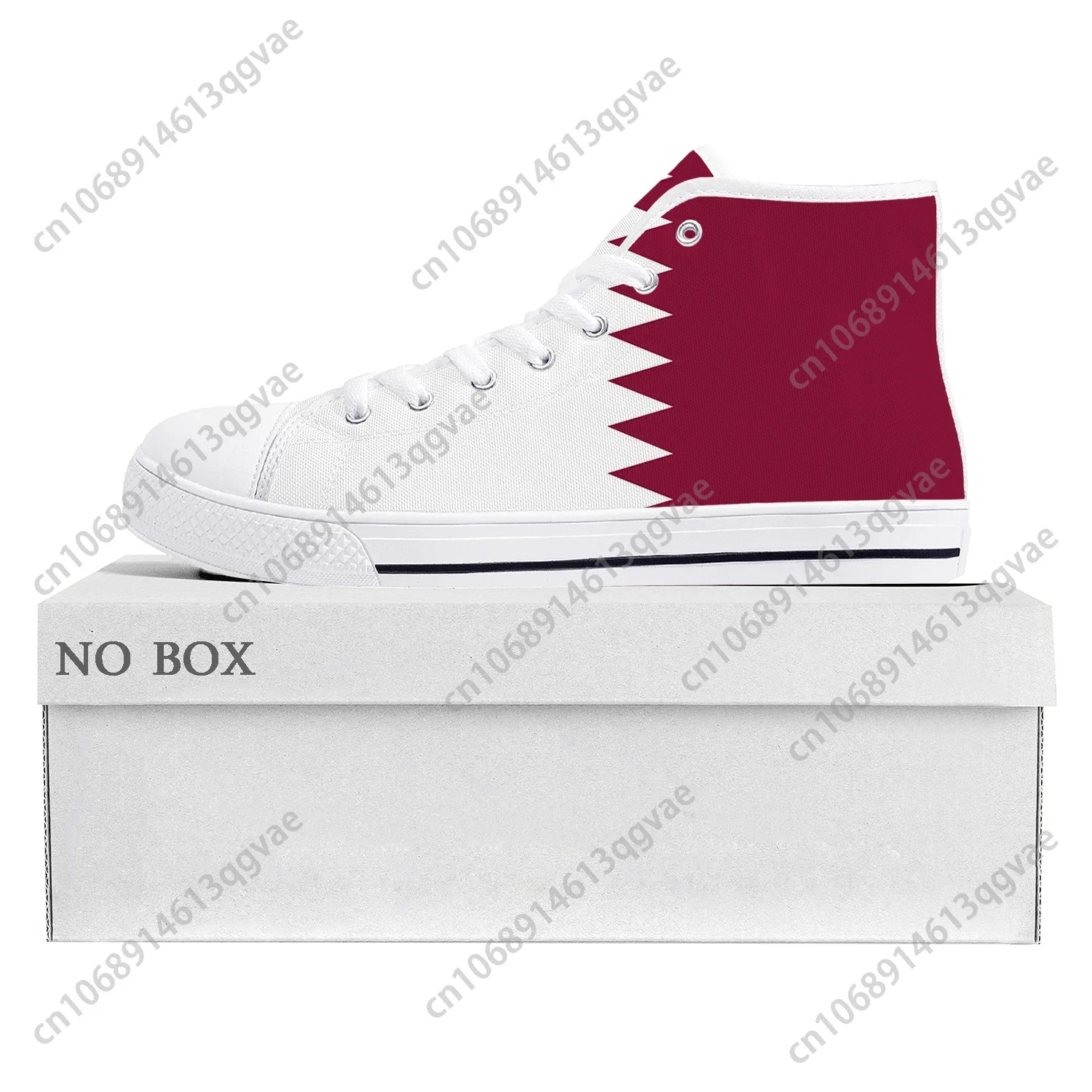 Katar-Flagge High-Top Hochwert – Women Fashion Qatar Bewertung und Preis
